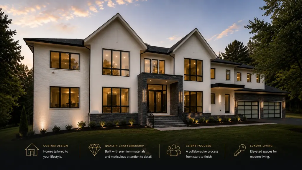 Custom home builder McLean VA luxury home by AR Design Group