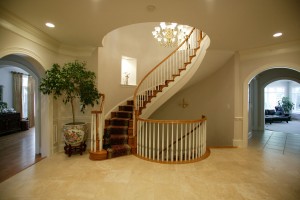 Spiral Staircase Custom Home Great Falls, VA