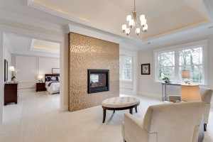Custom Fireplace and Mantle