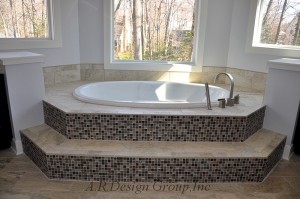 Mosaic Whirlpool in Virginia custom home
