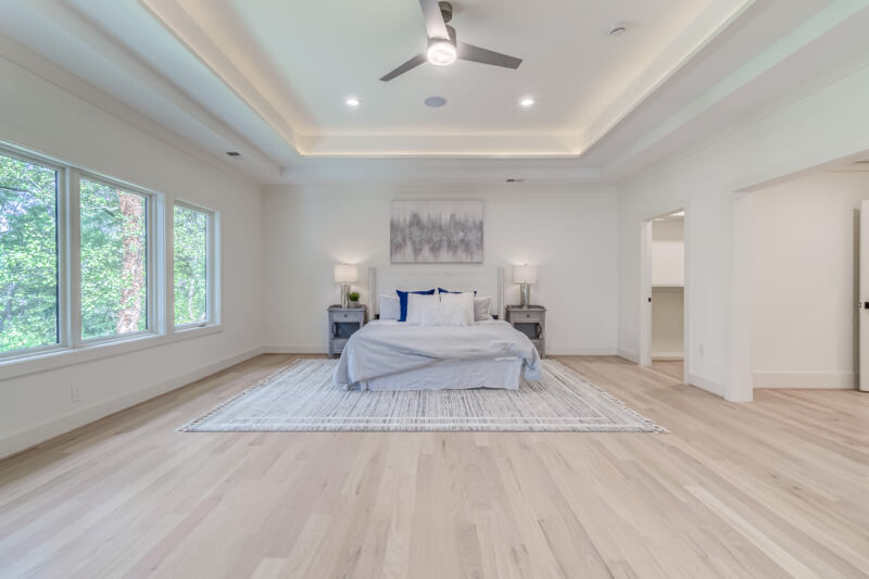 27Sept0024 Bedroom suite in the custom home at 1205 Ross Drive SW, Vienna, VA, built by AR Design Group — view 3