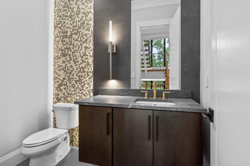 Berry-Place-09 Custom bathroom in the custom home at 1290 Berry Place, McLean, VA, built by AR Design Group — view 7