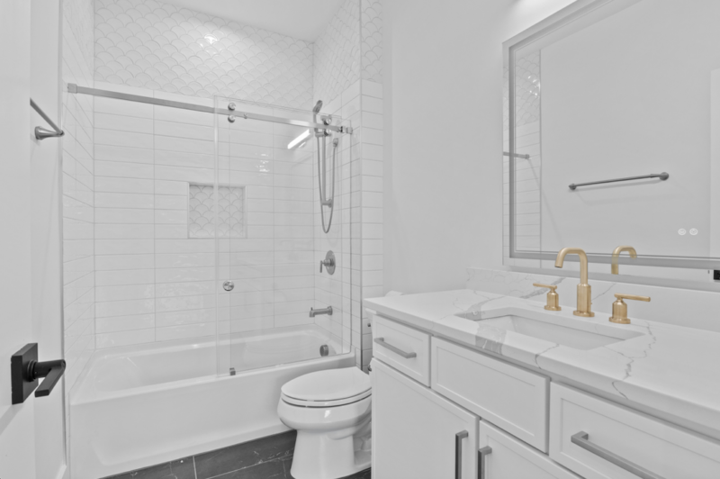 Berry-Place-11 Custom bathroom in the custom home at 1290 Berry Place, McLean, VA, built by AR Design Group — view 6