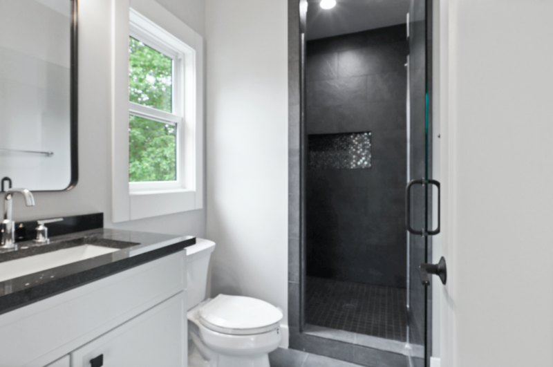 Yeonas Drive SW-15 Custom bathroom in the custom home at 424 Yeonas Drive SW, Vienna, VA, built by AR Design Group — view 4