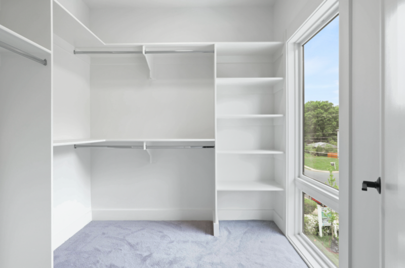 Custom closet in the custom home at 424 Yeonas Drive SW, Vienna, VA, built by AR Design Group