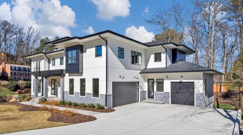 Completed custom home at 6226 Kellogg Drive in McLean, Virginia