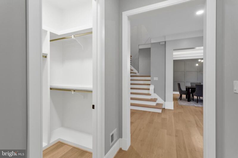 Custom closet in the custom home at 6226 Kellogg Drive, McLean, VA, built by AR Design Group &mdash; view 3