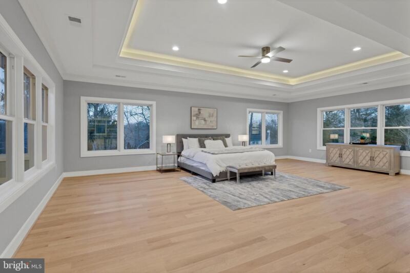 kellog44 Bedroom suite in the custom home at 6226 Kellogg Drive, McLean, VA, built by AR Design Group — view 3